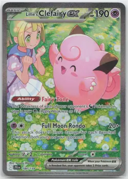 Pokemon : Lillie's Clefairy ex Journey Together 184/159 : - Image 1