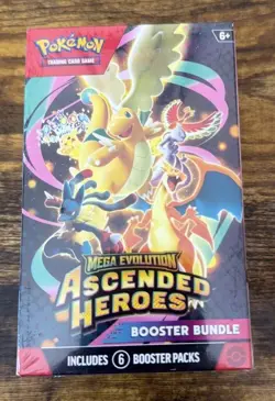 Pokemon TCG Mega Evolution Ascended Heroes Booster Bundle Sealed - Image 1