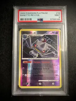 Banette 19/127 Platinum Reverse Holo Vintage PSA 9 Mint Pokemon 2009 - Image 1