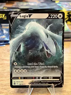 Pokemon Lugia V Holo Ultra Rare SWSH12: Silver Tempest 138/195 NM - Image 1