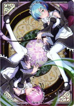 REM RE:ZERO Holographic Custom Art Goddess Story Anime Collectible Card - Image 2