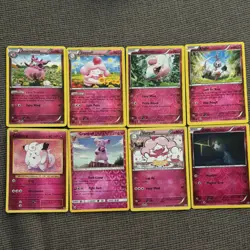 Pokemon TCG Fairy Type Lot - Ralts, Clefairy, Spritzee, Slurpuff, Granbull (5 C… - Image 1