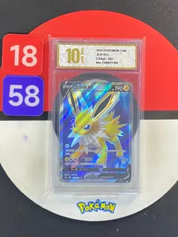 Pokemon TCG S-Chinese Sword &Shield Jolteon V SR CS4aC 143 Grade10 - Image 1