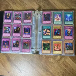 Vintage Yu-Gi-Oh 350+ Card Lot Binder Collection + 3 Game Mats - Image 1