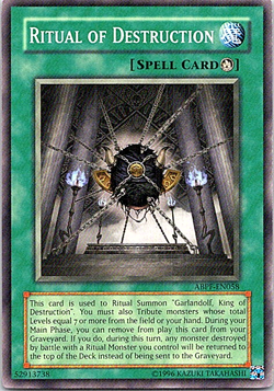 Ritual Of Destruction ABPF-EN058 Yu-Gi-Oh! Light Play Unlimited - Image 1