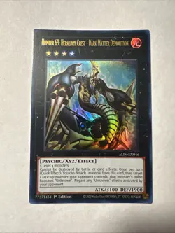 Yugioh Number 69: Heraldry Crest - Dark Matter Demolition Ultra Rare - Image 2