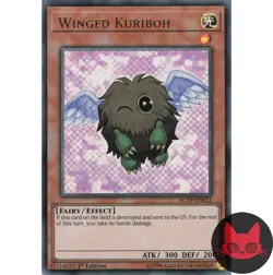 Yugioh Winged Kuriboh AC19-EN021 Super Rare 1st Edition NM - Image 1