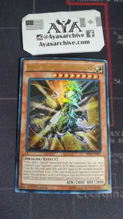 Divine Dragon Lord Felgrand SR02-EN001 Ultra Rare 1st NM - YUGIOH A+ - Image 1