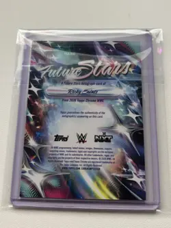 2026 Topps Chrome WWE #RICKY SAINTS# on card auto Future Stars FSA-RIC - Image 2
