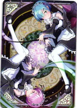 REM RE:ZERO Holographic Custom Art Goddess Story Anime Collectible Card - Image 2