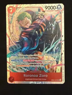 One Piece Roronoa Zoro EB04-007 SR Near Mint Pack Fresh! - Image 1