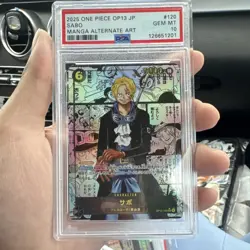 Bandai Sabo OP13-120 Manga Alternate Art Foil One Piece CCG PSA 10 Japanese 2025 - Image 3