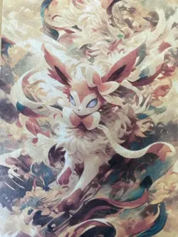 Japanese ART STYLE Sylveon Fan Full Art Pokemon Custom Card/perfect bookmark - Image 3
