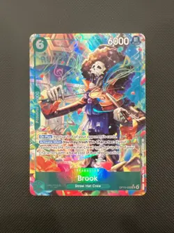 One Piece CCG - Brook Alt Art OP15-032SR* Adventure On Kamis Island - Image 1