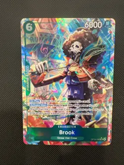 One Piece CCG - Brook Alt Art OP15-032SR* Adventure On Kamis Island - Image 3