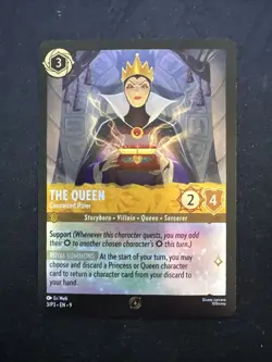 Disney Lorcana Promo Card The Queen - Conceited Ruler - 3/P3 Cold Foil NM/M - Image 1