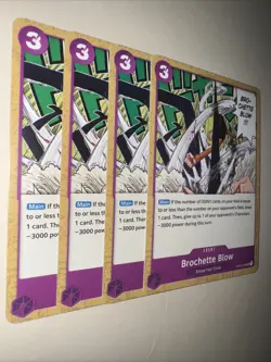 OP12-078 Brochette Blow X4 Playset One Piece Card Game TCG CCG English - Image 2