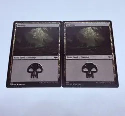 Swamp 2pcs - MTG Innistrad: Crimson Vow 400 Magic The Gathering Card Tc5 - Image 1