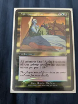 Rare - Vile Consumption - Foil - Invasion - mtg Magic - Image 3