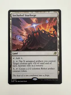 Secluded Starforge MTG Magic the Gathering Card NM Near Mint EOE - Image 1