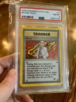 2000 Pokemon Trainer Blaine Gym Challenge 17/132 PSA 8 - Image 2