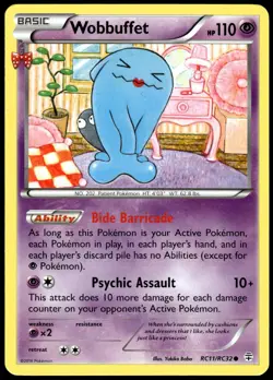 Wobbuffet RC11/RC32 Common Generations Pokemon NM - Image 1