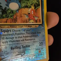 Pokemon TCG Marill 11/18 Southern Islands Reverse Holo Heavily Played - Image 3