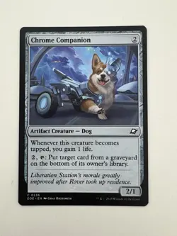 Chrome Companion MTG Magic the Gathering Card NM Near Mint EOE - Image 1
