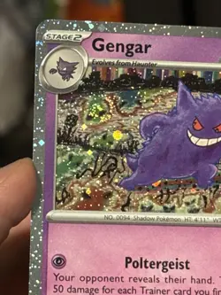 Gengar 094/165 151 Pokemon Sams Club Cosmos Holo Swirl x3 RARE 3 SWIRLS - Image 2