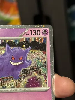Gengar 094/165 151 Pokemon Sams Club Cosmos Holo Swirl x3 RARE 3 SWIRLS - Image 3