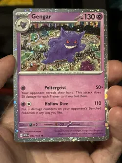 Gengar 094/165 151 Pokemon Sams Club Cosmos Holo Swirl x3 RARE 3 SWIRLS - Image 5