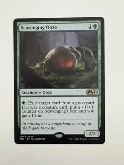Scavenging Ooze MTG Magic the Gathering Card NM Near Mint M21 - Image 1