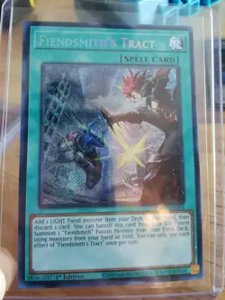 Yu-Gi-Oh! TCG Fiendsmith's Tract Secret Rare 1st Edition INFO-EN061 - Image 2