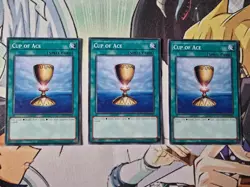 Cup of Ace x3 LODT-EN050 Common Unlimited Edition M/NM Condition 2 - Image 1