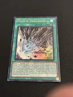 Yugioh | ROTA-EN060 | Primite Drillbeam 1st Edition Ultra Rare Near Mint | NM | - Image 1