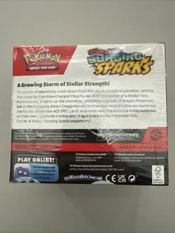 Pokemon TCG: Scarlet & Violet Surging Sparks Booster Box (36 Packs) NEW! SEALED! - Image 3