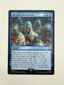 Become Anonymous MTG Magic the Gathering Card NM Near Mint ACR - Image 1