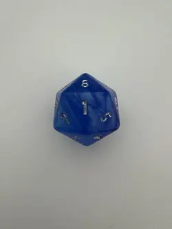 Edge of Eternities Oversized Dice D20 Translucent Blue Galaxy Magic MTG EOE - Image 2