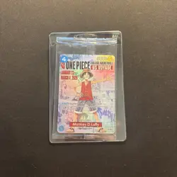 One Piece College Basketball US voyage Trading Card Monkey D Luffy (SEALED) - Image 1