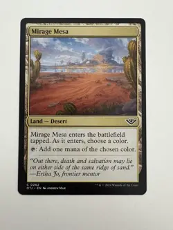 Mirage Mesa MTG Magic the Gathering Card NM Near Mint OTJ - Image 1