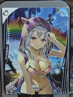 Kama Beautiful And Elegant Project Card Goddess Story Anime SSR SSR-012 - Image 1