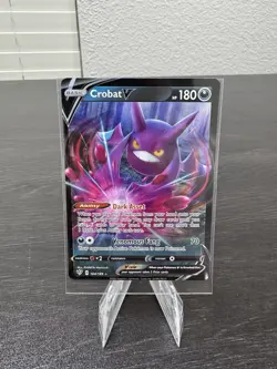 Pokemon Card Crobat V 044/072 Ultra Rare Shining Fates TCG Near Mint - Image 1