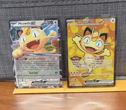 Pokemon Meowth EX 107/088 & 062/088 - 2 English Cards From Perfect Order - Image 1