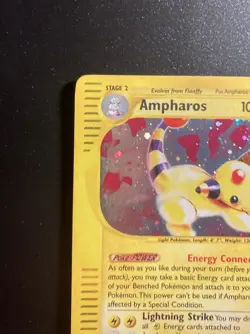 Pokemon Card-Ampharos-2/165-Expedition- Holo-ENG-Very Good - Image 4