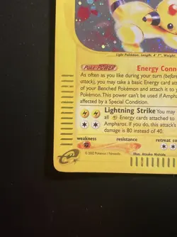 Pokemon Card-Ampharos-2/165-Expedition- Holo-ENG-Very Good - Image 5