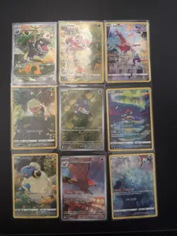 Pokemon Crown Zenith Galarian Gallery Card Lot 9 Cards Holo Full Art English - Image 1