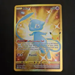 Mew Celebrations 25/25 Pokemon Card 25th Anniversary TCG Gold - Image 1