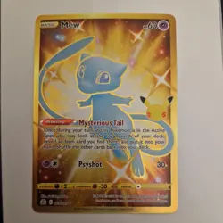 Mew Celebrations 25/25 Pokemon Card 25th Anniversary TCG Gold - Image 2