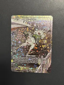 Dead World TCG Pestilence 209/184 SR Borderless Holo Card Kickstarter 2025 - Image 1