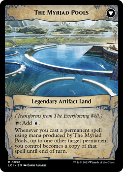 x1 The Everflowing Well // The Myriad Pools LCI MTG 56 RARE M/NM 1x - Image 2